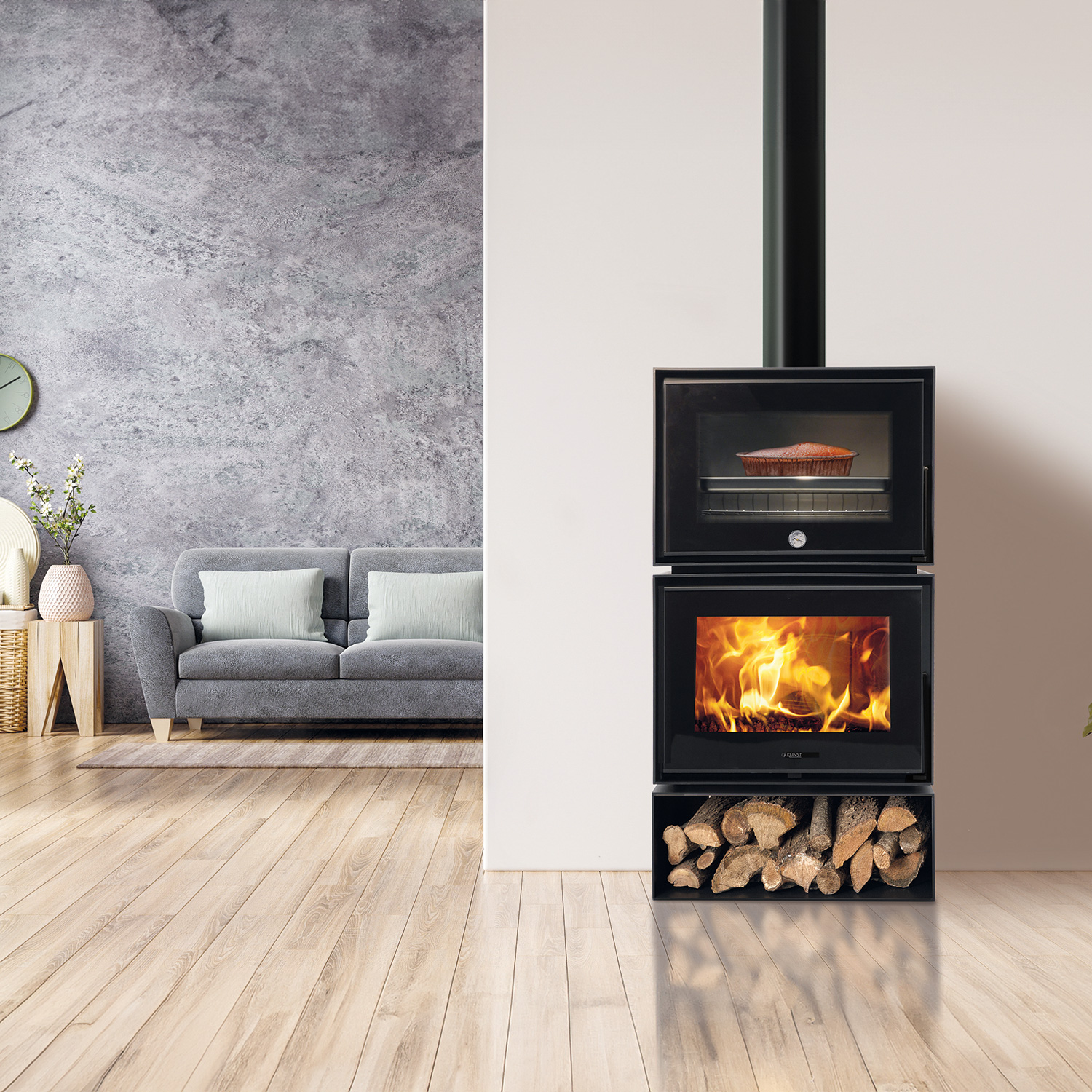 Kunst Stoves Yucca Kaminofen – Bild 5