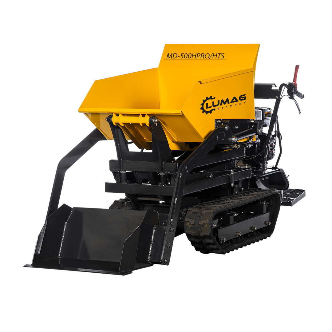 LUMAG MD500HPROHTS Minidumper Hochkipper mit Frontkippmulde und Selbstladeschaufel 500 kg Zuladung – Bild 3